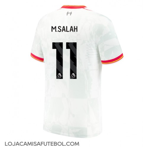 Camisa de Futebol Liverpool Mohamed Salah #11 Equipamento Alternativo 2024-25 Manga Curta